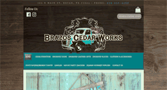 Desktop Screenshot of brazoscedarworks.com